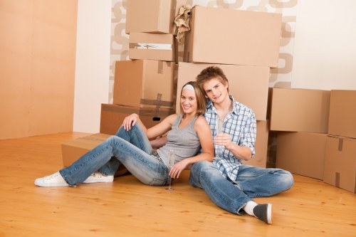 Professional movers handling a residential relocation in Collierswood