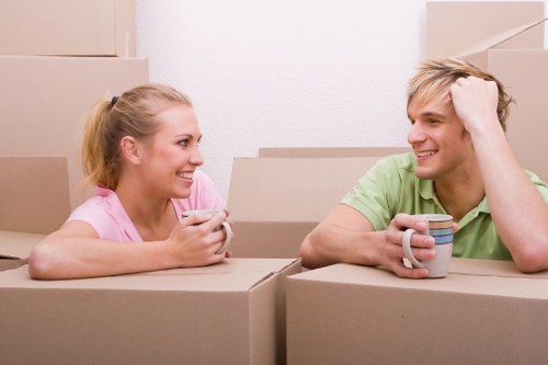 Removal truck suitable for home moves in Colliers Wood