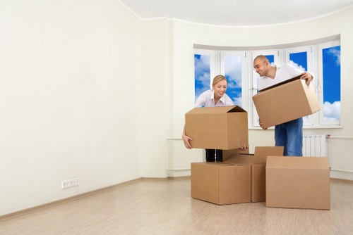Illustration of a customer complaint being recorded for a removals service
