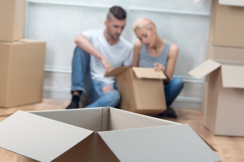Preparing furniture for removal in a local property