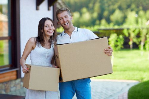 Local removals van serving residential and commercial customers in Colliers Wood