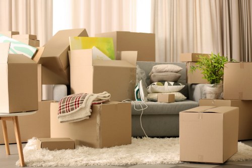 Commercial removals van service for a local Colliers Wood business