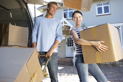 Local moving team planning a house move in Colliers Wood